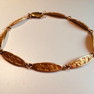 Yukon Gold Nugget Bracelet
